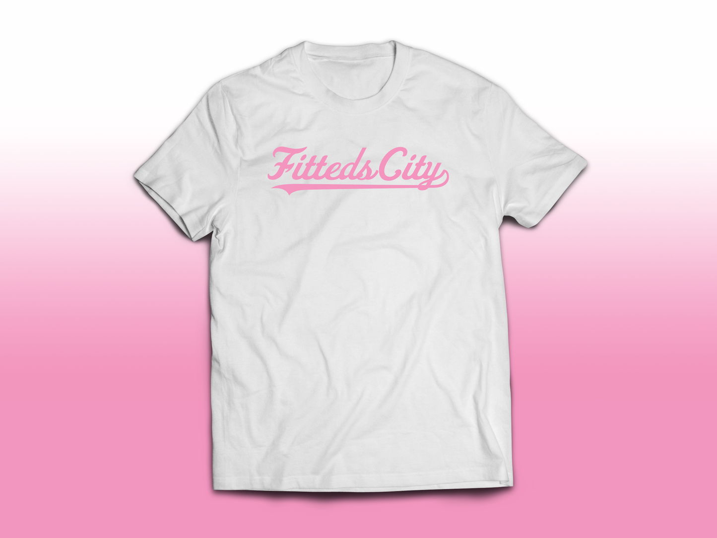 Fitteds City Dream Tee - White & Pink