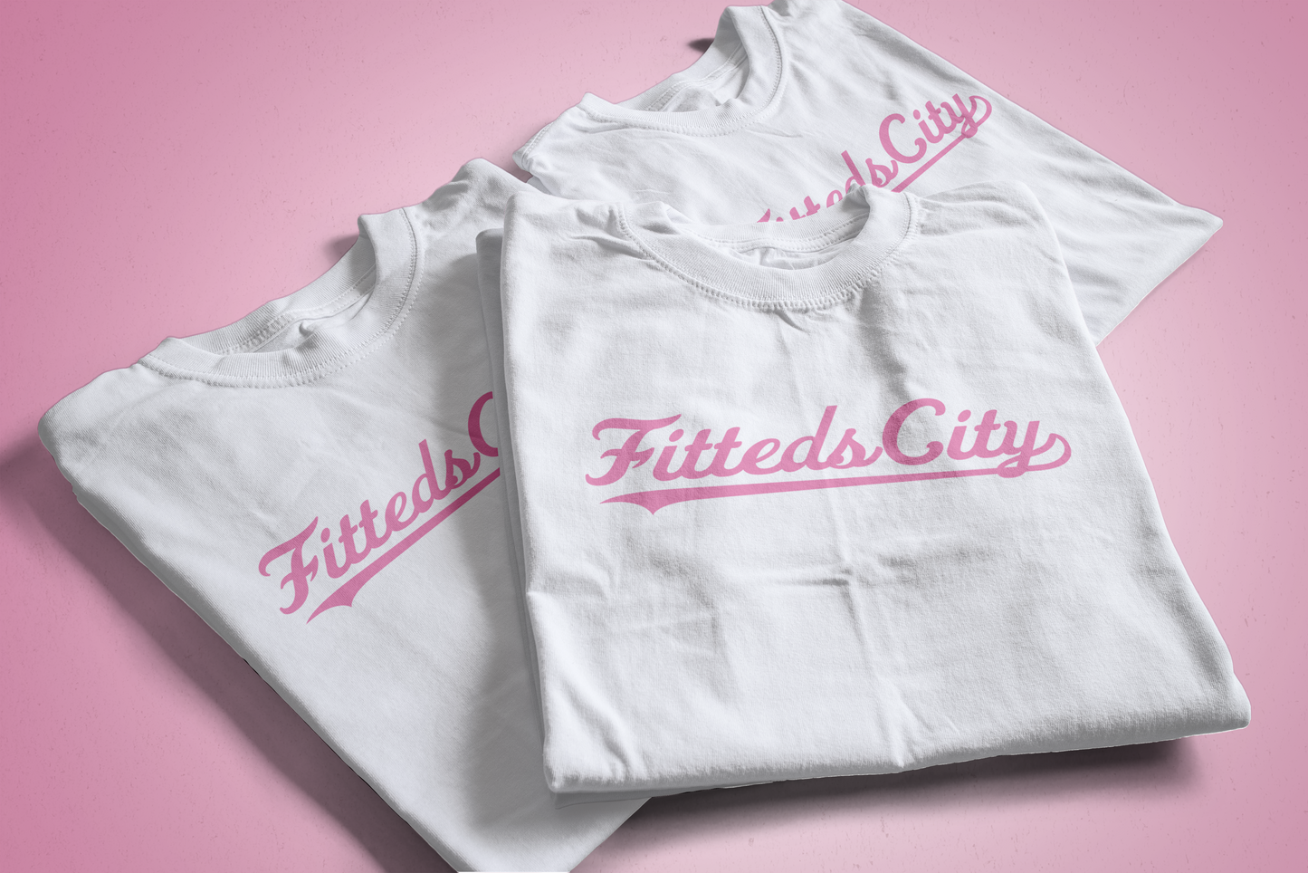 Fitteds City Dream Tee - White & Pink